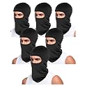 Syhood 6 Pcs Ski Mask Balaclava Full Face Cover Windproof Mask Polyester Ice Silk UV Protection for Men Women Outdoor Sports