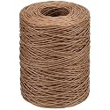 Syhood 673 Feet Floral Vine Bind Wire Rustic Craft Wire, Camel