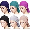 Syhood Slip on Pre Tied Head Scarves for Women