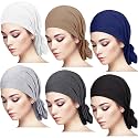 Syhood Slip on Pre Tied Head Scarves for Women
