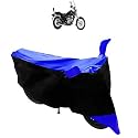 Dustproof - Uv Protection Full Wheeler Body Cover for Honda Cb Unicorn 160 (Black Blue)