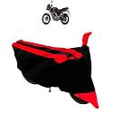 Two Wheeler Body Protection Cover/Motorcycle Cover for Bajaj Pulsar 150 (Black RED)