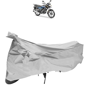 dustproof bike body cover for honda dream neo silver