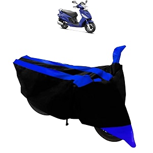 uv protection dirt amp dust proof motorcyclebike body cover for hero maestro edge black blue