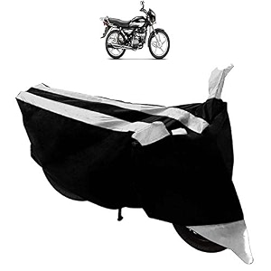 uv protection dirt amp dust proof motorcyclebike body cover for tvs jupiter classic black silver