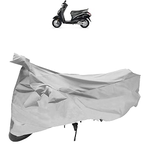 100 waterproof bike cover with ultra surface body protection for honda activa 4gsilver