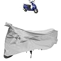 UV Protection| Dirt &amp; Dust Proof Motorcycle|Bike Body Cover for Hero Maestro Edge (Silver)