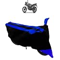 Dustproof - Uv Protection Full Wheeler Body Cover for Honda Cb Unicorn 160 (Black Blue)