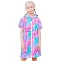 Sylfairy Cover Up for Girls Terry Swim Cover Ups Hooded Terry Kids Cover Up Bathing Suit Beach Dress 4-9Years