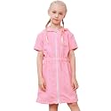 Sylfairy Cover Up for Girls Terry Swim Cover Ups Hooded Terry Kids Cover Up Bathing Suit Beach Dress 4-9Years