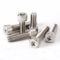SYLIX ® M8 X 20mm length Allen Cap socket head screw Stainless Steel | Allen socket head cap screw with Nut and Washer (50 pcs set)