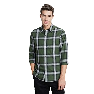 Symbol Premium Men Stylish Checkered Casual Shirt
