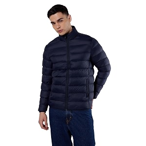 symbol premium mens standard length lightweight packable quilted bomber jacket heavy winter  fully lined