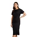 Symbol Premium Women39s Fitted Draped Sheath Dress