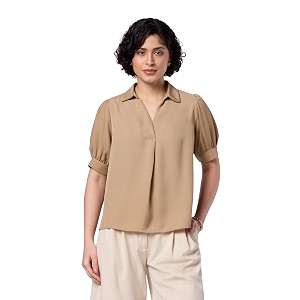 Symbol Premium Womens Polyester Collared Top