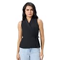 Symbol Premium Women39s Polyester Solid Sleeveless Wrap