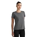 Symbol Premium Women's Polyester Blend Solid Regular Fit Sports Stretch T-Shirt | Round Neck | Raglan Sleeve | Moisture-Wicking | Activewear | Running | Gym | Plain (Available in Plus Sizes)