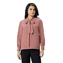 Symbol Premium Women39s Polyester Bow Tie Top