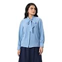 Symbol Premium Women39s Polyester Bow Tie Top