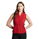 Symbol Premium Women39s Polyester Solid Sleeveless Wrap