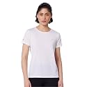 Symbol Premium Women's Polyester Blend Solid Regular Fit Sports Stretch T-Shirt | Round Neck | Raglan Sleeve | Moisture-Wicking | Activewear | Running | Gym | Plain (Available in Plus Sizes)