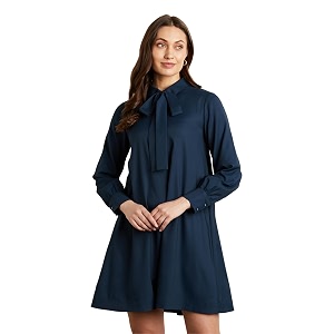 Symbol Premium Women A Line Flared Dress
