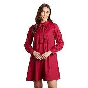 Symbol Premium Women A Line Flared Dress