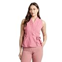 Symbol Premium Women Solid Sleeveless Wrap Top