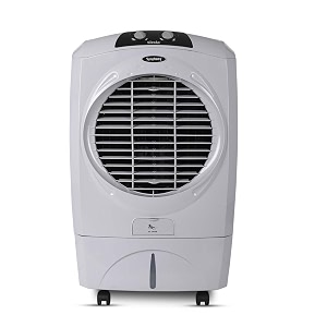 symphony siesta-g desert air cooler for home with aspen pads powerful fan cool flow dispenser and low power consumption 45l grey