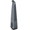 Symphony Surround Bladeless Tower Fan for Room & Office | High-Speed with Swivel Action & Simple Knob Control | Low Power Consumption | 1 Year Warranty | Grey