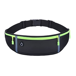 waist bag for men amp women stylish slim fanny pack casual sling shoulder chest pack with adjustable strap for walking cycling running hiking hold phones keys cards black