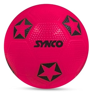 synco home play football  beach balls  suitable for kids aged 4-7  soft toy ball size-4