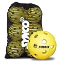 Synco Pickleball Ball | S40 Outdoor Pickleball Balls | High Performance Balls for Training & Tournaments | Perfectly Balanced | High Bounce & Durable | Ideal for All Skill Levels, Set of 3