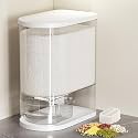 SYNCVIBE Rice Dispenser, 22-25 Lbs, Airtight Rice Container, Measuring Cup