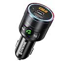 Syncwire Bluetooth 5.4 Car Adapter 38W FM Transmitter Hands Free Calls