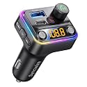 Syncwire Bluetooth 5.4 FM Transmitter Car Adapter with Light Switch