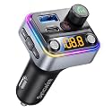 Syncwire Bluetooth 5.4 FM Transmitter Car Adapter with Light Switch