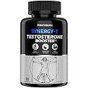 Synergy-T Testosterone Booster Supplement for Men, Total Male Performance, Liposomal Absorption System, 100% Transparency with Ashwagandha, DIM, Turkesterone, Zinc &amp; Tongkat Ali, 90 Count