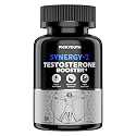 Synergy-T Testosterone Booster Supplement for Men, Total Male Performance, Liposomal Absorption System, 100% Transparency with Ashwagandha, DIM, Turkesterone, Zinc & Tongkat Ali, 60 Count