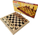 Synlark 12 Inches Light Weight Folding Chess Wooden Chess Set with 32 Pawns Board Game for Kids & Family (Wooden 12x12inches) Strategy & War Board Game
