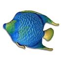 3D Soft Stuffed Toy, Cute Fish Plush Toy Pillow for Home, Office, Cafe, Shop Decoration, Gift - 27 cm (3D Fish (Blue))