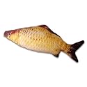 3D Soft Stuffed Toy, Cute Fish Plush Toy Pillow for Home, Office, Cafe, Shop Decoration, Gift - 37 cm (3D Fish (Golden))