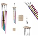 Colorful 7 Pipe Wind Chimes Positive Energy for Home Balcony Bedroom with Good Sound 32in (7 Pipe Multicolor)
