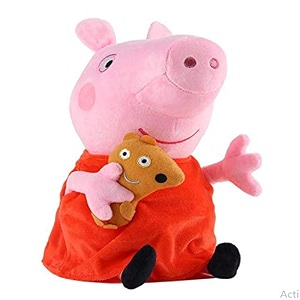 synlark peppa pig stuffed soft toy lovable toys for kids birthday gift for girlsboys 24cm peppa pig