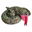 Snake Plush Toy 74 inch (6.16 Foot) Large, Huge Realistic Plush Cuddle Toy, Soft and Cute Children's Gift, Birthday Party Favor, Prank Prop (Anaconda)