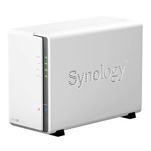 synology diskstation ds216se 2-bay diskless network attached storage drive white