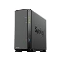 Synology DS124 Personal Backup &amp; File Hub - Protect Photos, Secure Home Surveillance (1-Bay Diskless NAS)