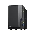 Synology DS223 Diskstation NAS (Realtek RTD1619B Quad-Core 2GB Ram 1xRJ-45 1GbE LAN-Port) 2-Bay 8TB Bundle with 2X 4TB Seagate IronWolf