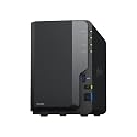 Synology DS223 Diskstation NAS (Realtek RTD1619B Quad-Core 2GB Ram 1xRJ-45 1GbE LAN-Port) 2-Bay 8TB Bundle with 2X 4TB Seagate IronWolf