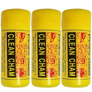 premium large - synthetic chamois cloth for cleaning car amp bikes  super absorbent  drying car reusable shammy towel multifunctional dry amp wet for glass furniture - yellow 65x42 3